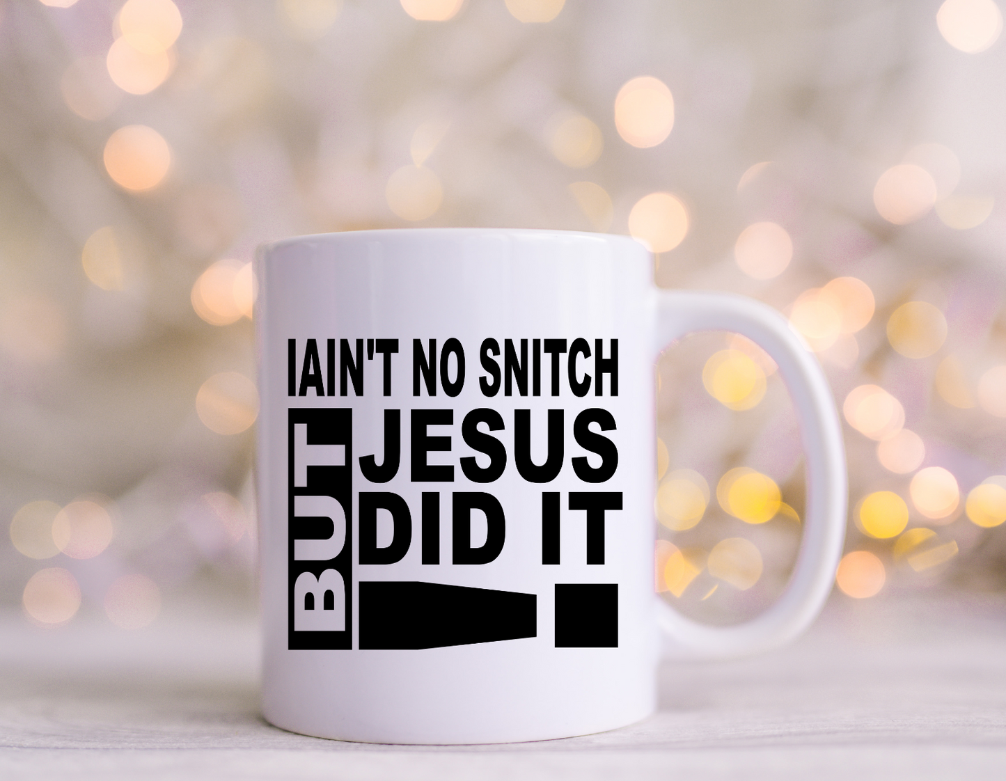 I ain't no Snitch but Jesus Did it UV Decals