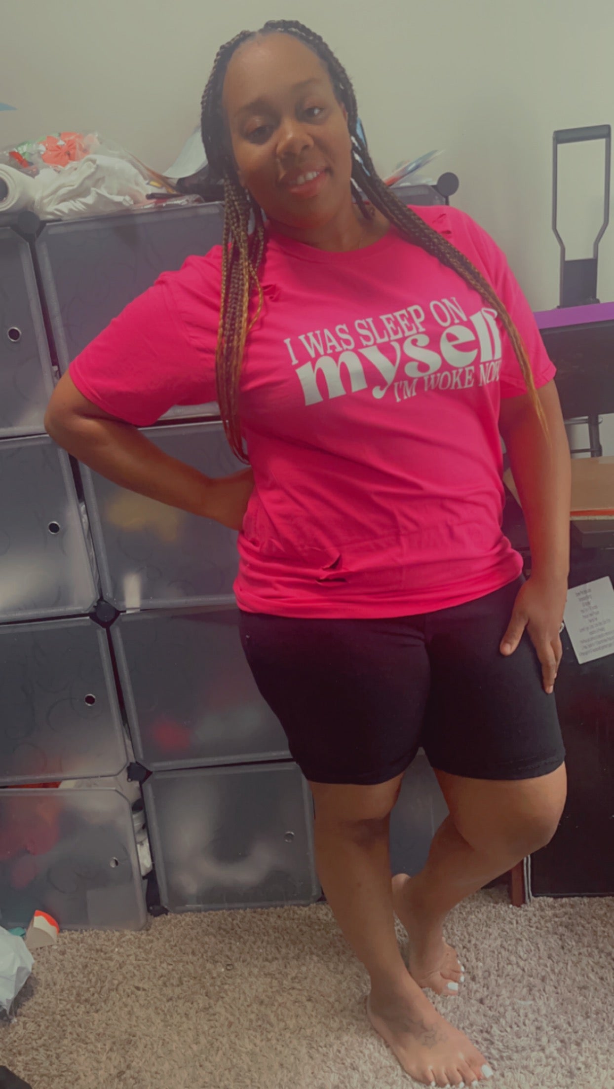I was Sleep on Myself I’m Woke Now Shirt