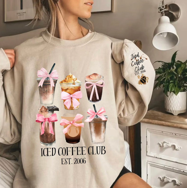 Iced Coffee with sleeve Transfer