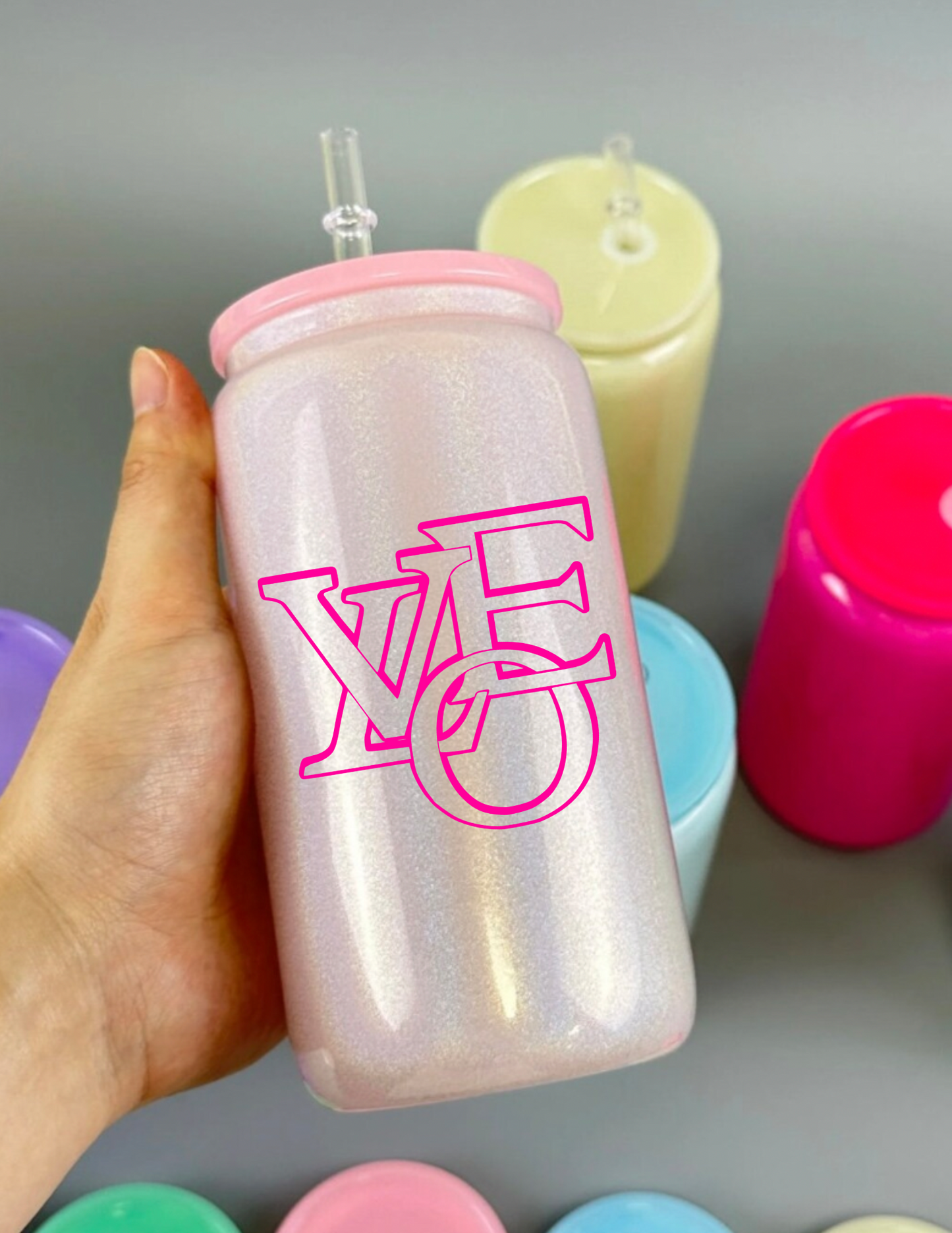 Pink Love UV Decals