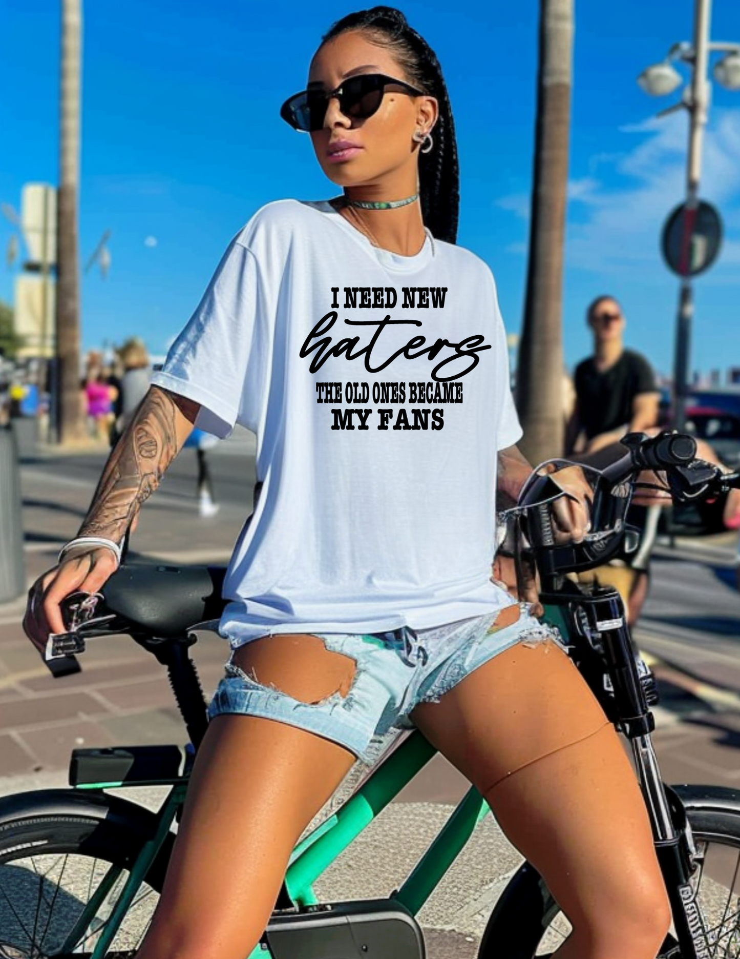 I need New Haters the old one Became my Fans Screen Print