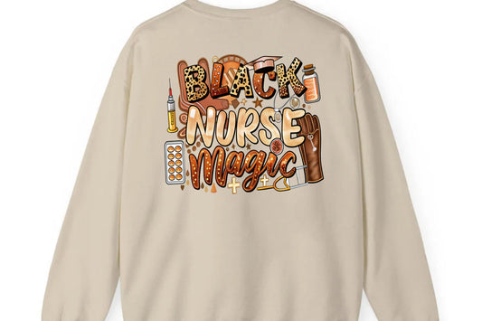 Black Nurse  Magic DTF TRANSFER