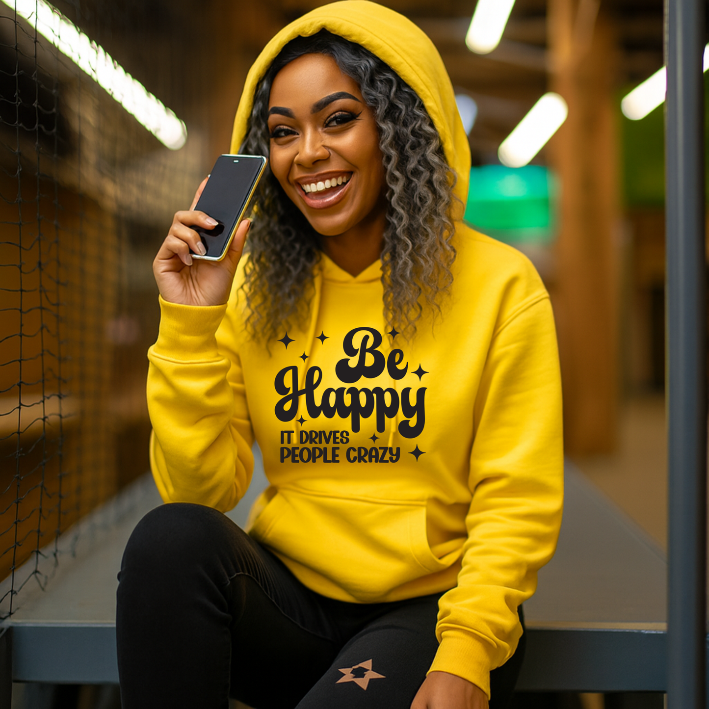 Be Happy It drives People crazy Screen Prints
