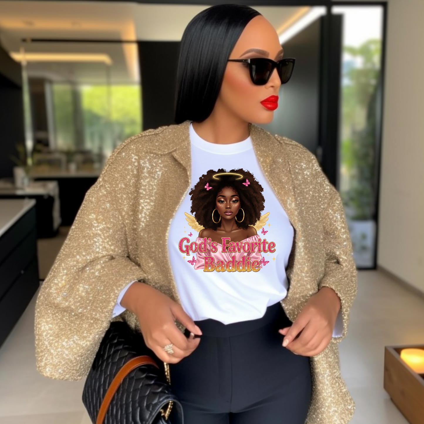 God's Favorite Baddie DTF TRANSFERS