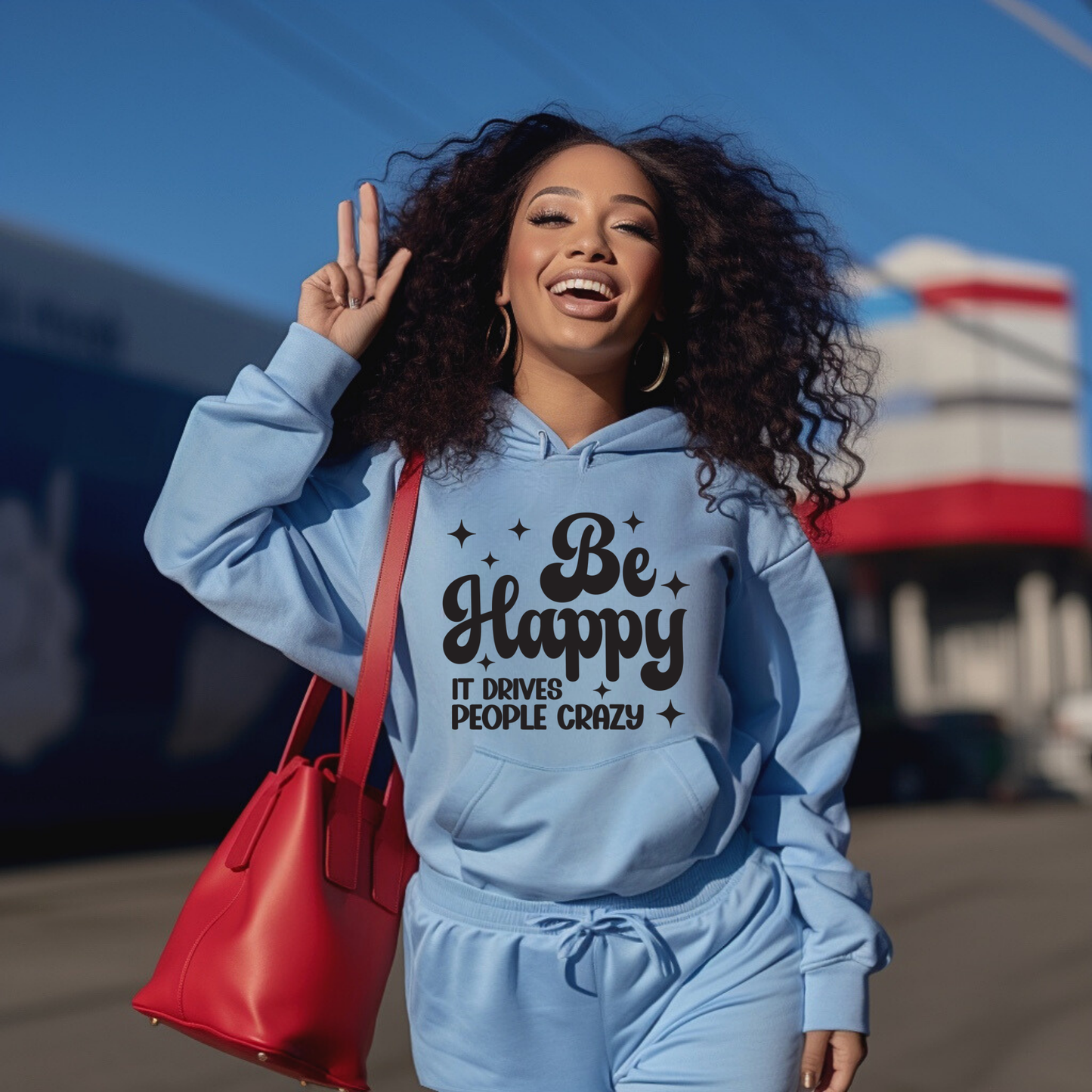 Be Happy It drives People crazy Screen Prints