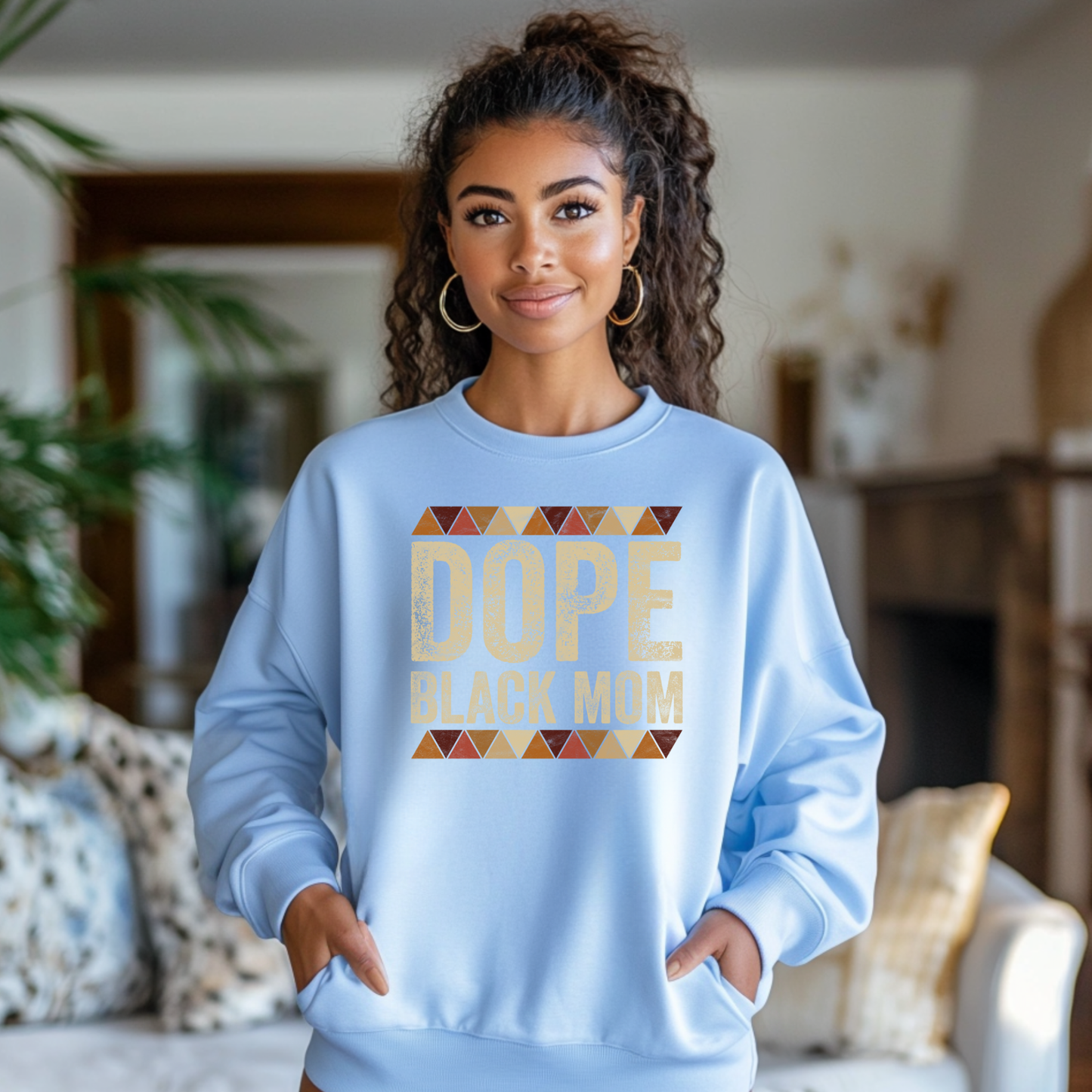 Dope Black Mom DTF TRANSFER