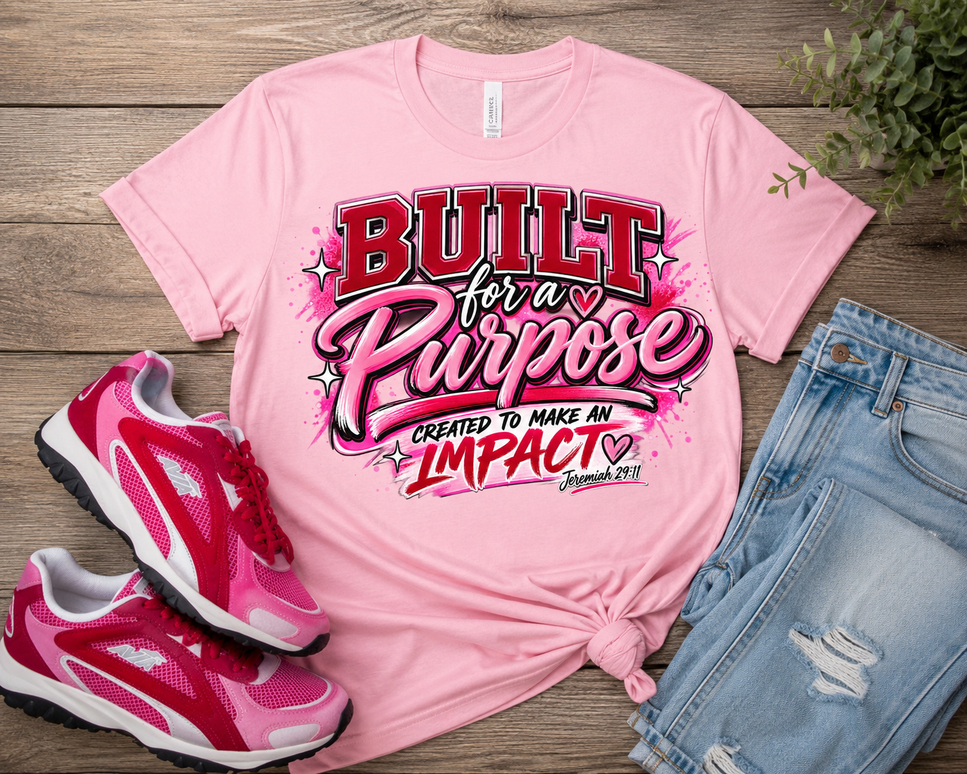 Built for a Purpose Created to Make an Impact Tee Shirt