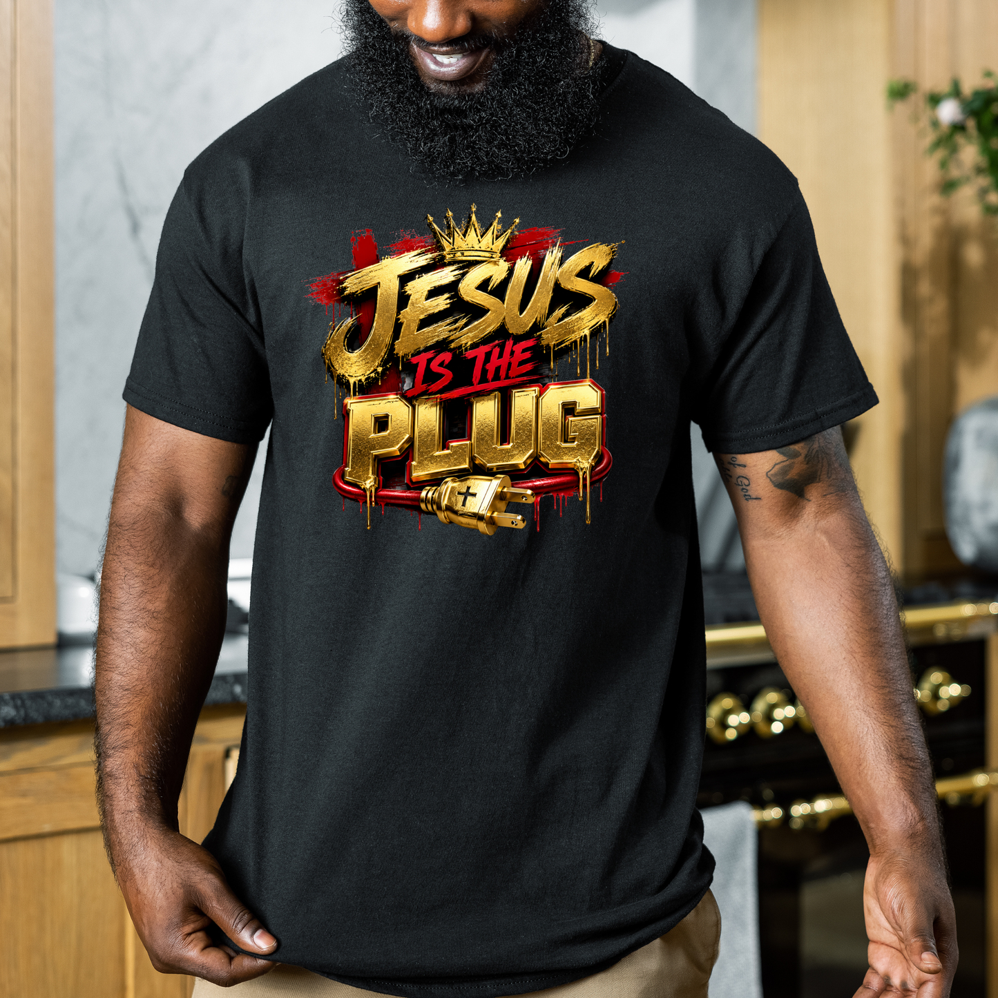 Jesus is the Plug Tee Shirt Unisex