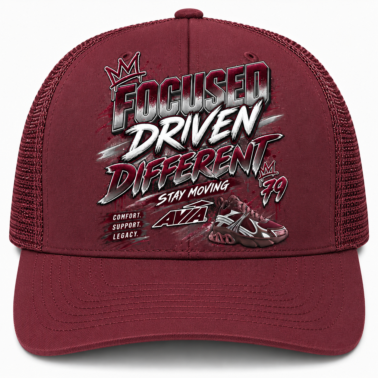 Focused Driven Different Hat DTF Transfer