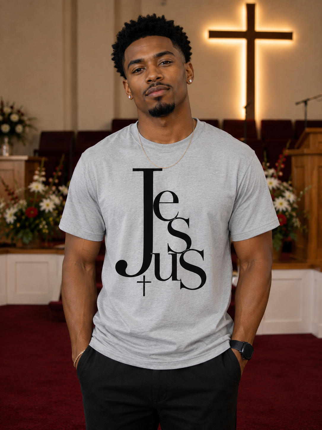 Retro Jesus Tee Shirt