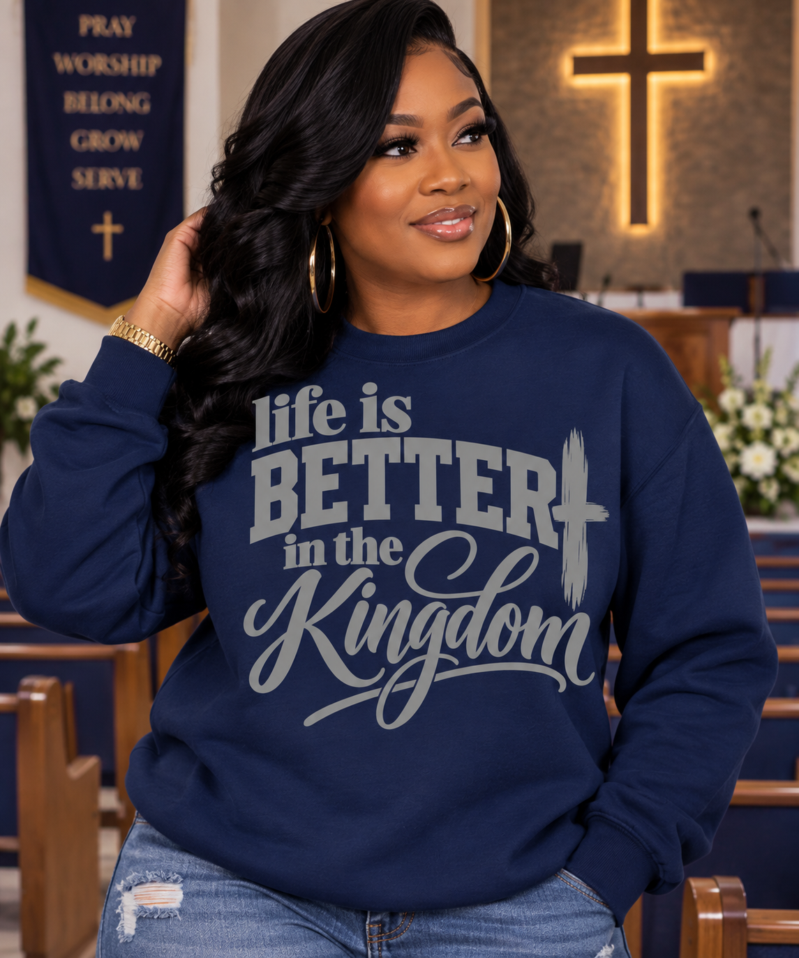 11 inch Life is Better in the Kingdom Screen Print