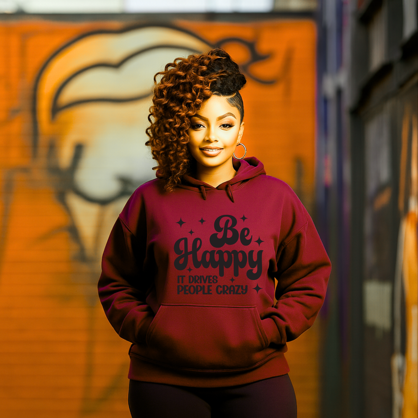 Be Happy It drives People crazy Screen Prints