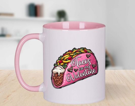 Tacos are my  Valentines Day UV Decals