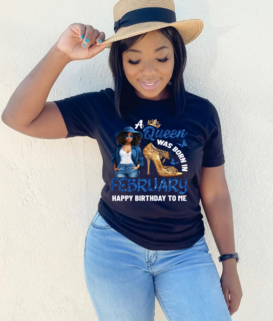 A Queen was Born DTF Transfer (All Month are included)