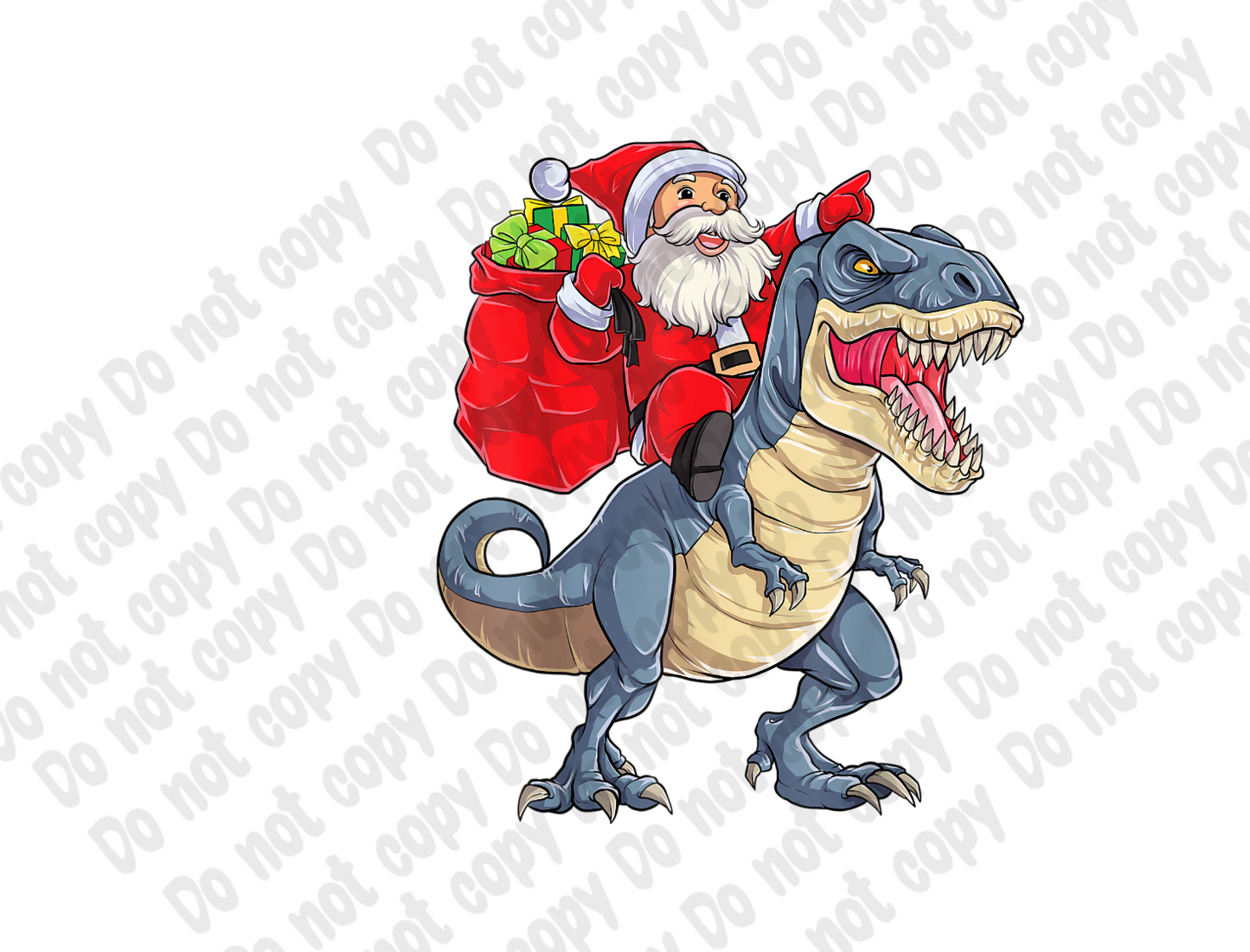 Dino Christmas Transfer