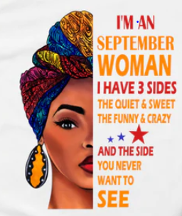 I am an September Woman DTF Transfer