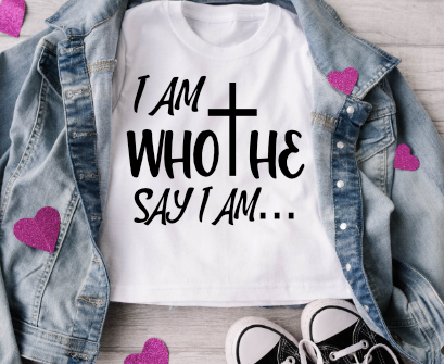 I am who he Say I am PNG and SVG