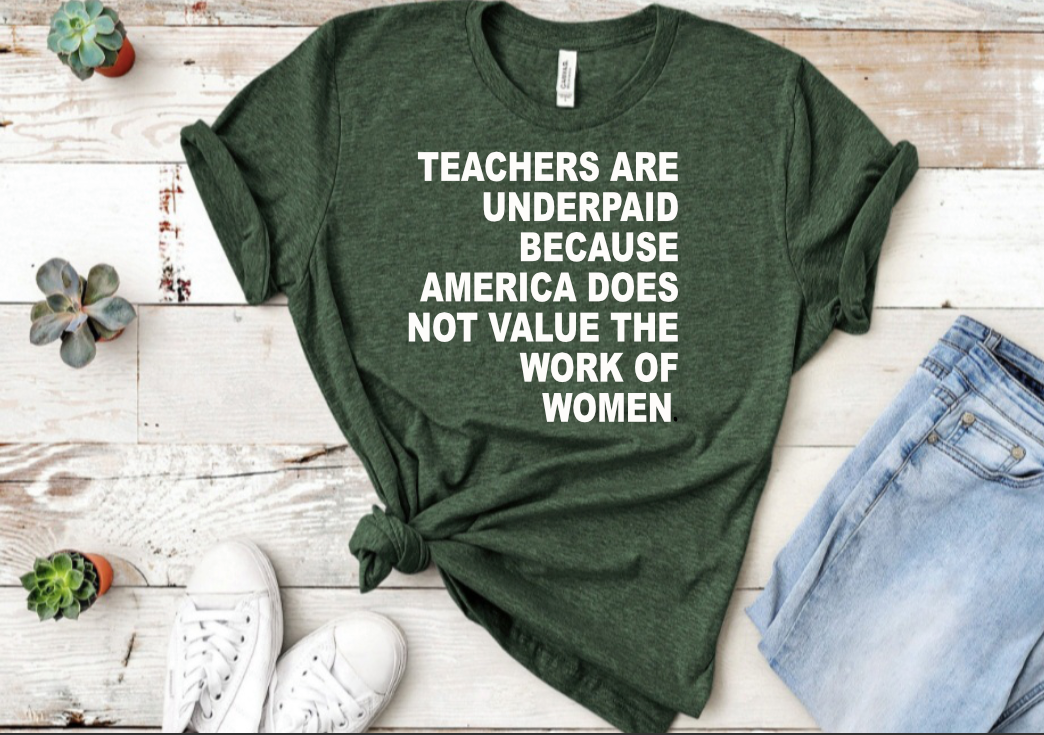 Teachers are UnderPaid Because America Does Not Value the Work of Women PNG & SVG