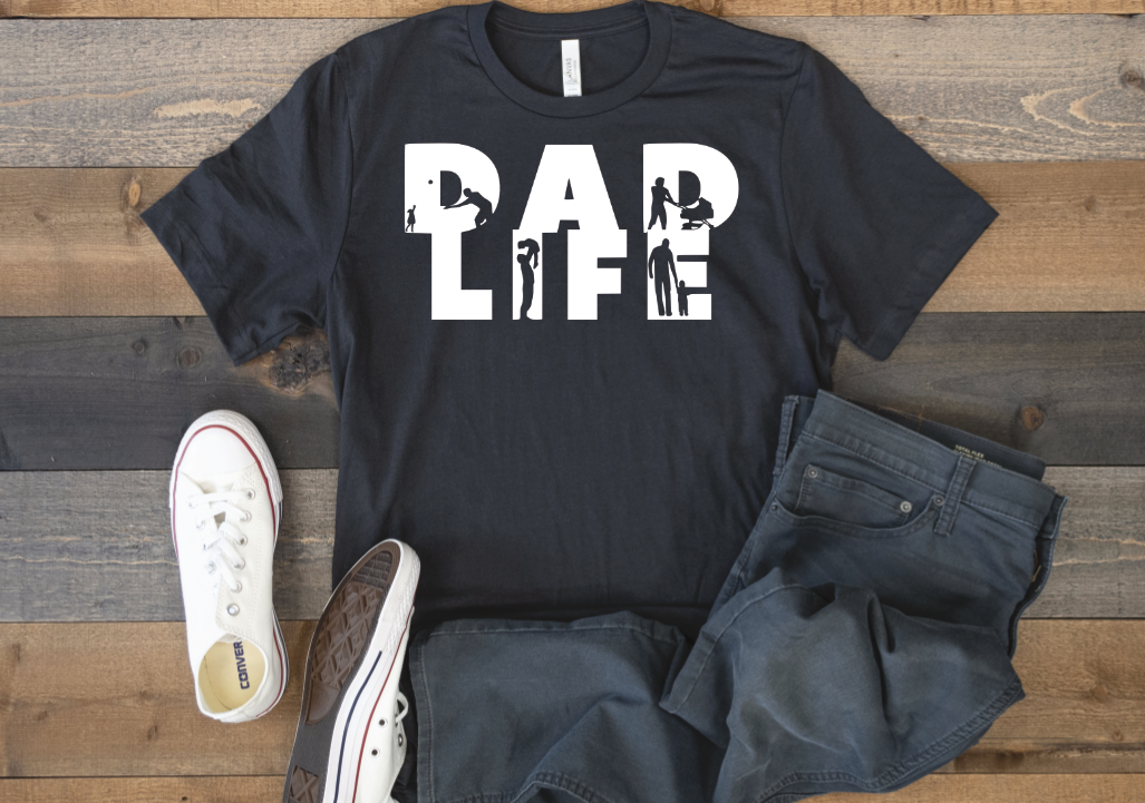 Dad Life (White or Black) Transfer