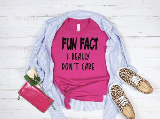 Fun Fact I really Don't Care  PNG & SVG