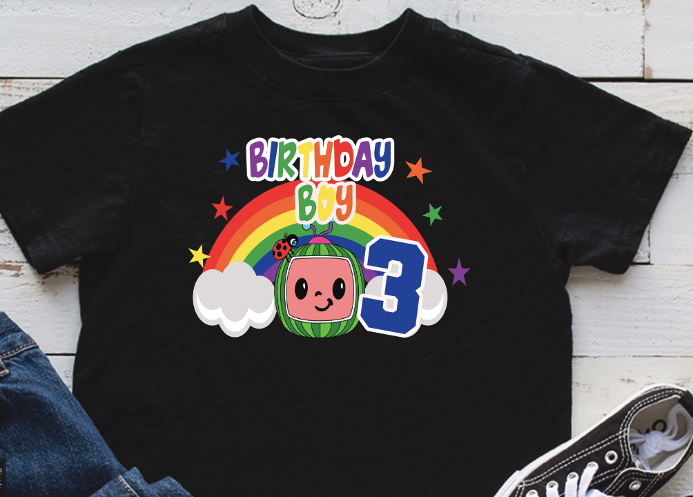Cocomelon Rainbow File (Girl and Boy Bundle with Number) PNG Only