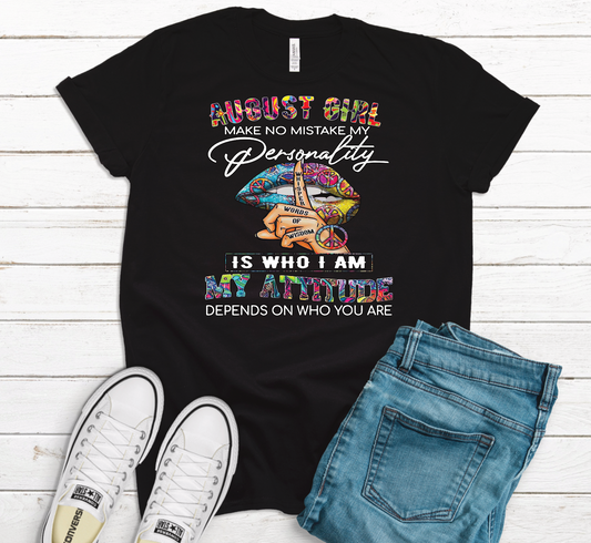 August Girl DTF Transfer