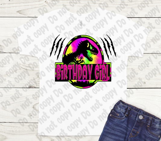 Girl T-Rez Birthday Transfer