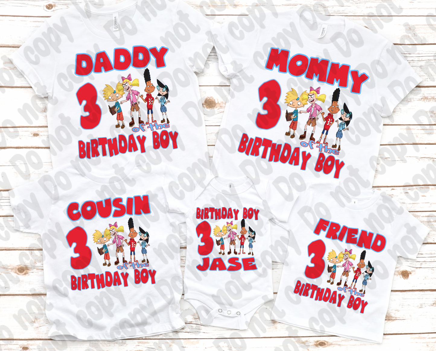 Hey Arnold Family Bundle (Boy) PNG