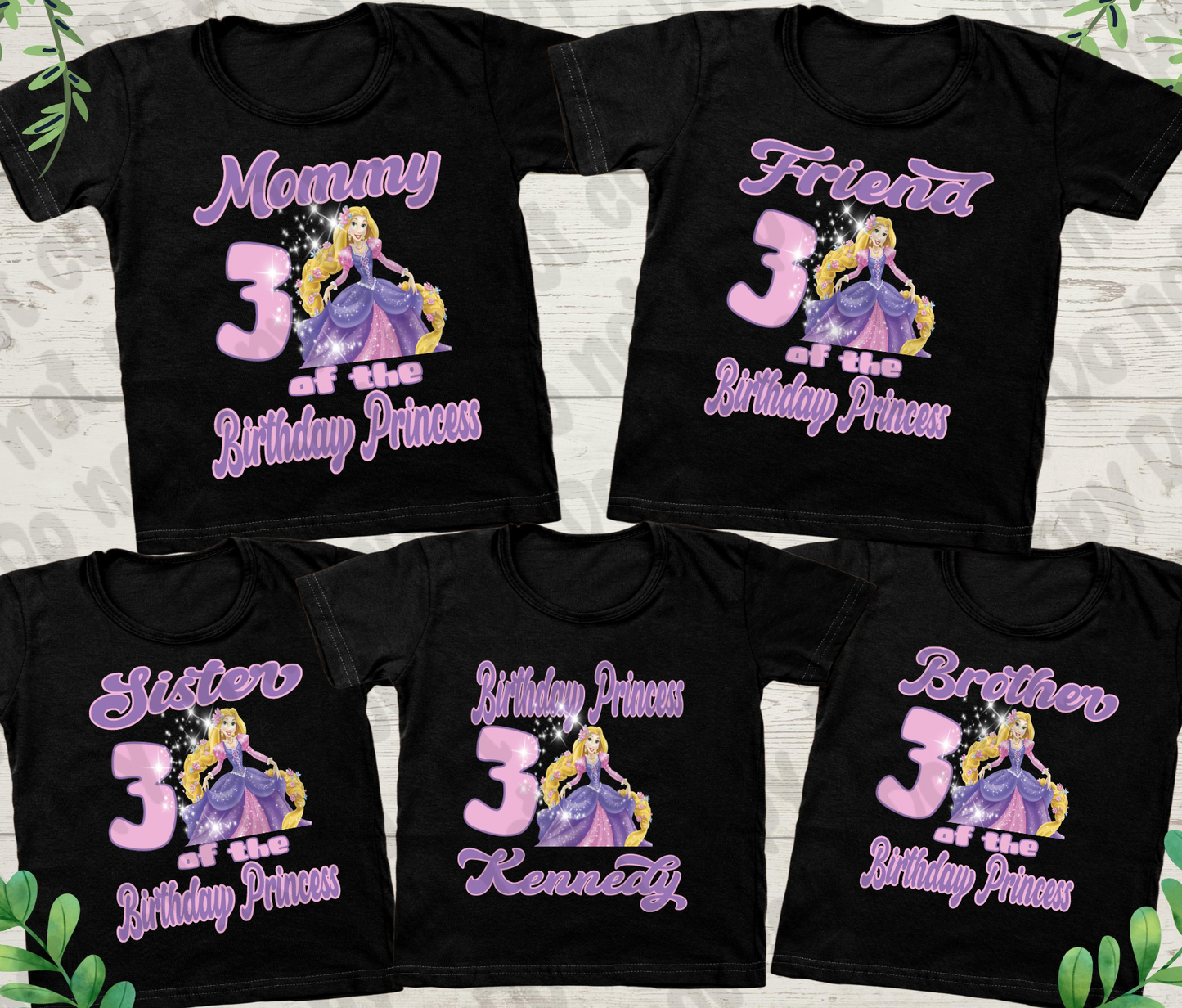 Rapunzel Family Bundle PNG
