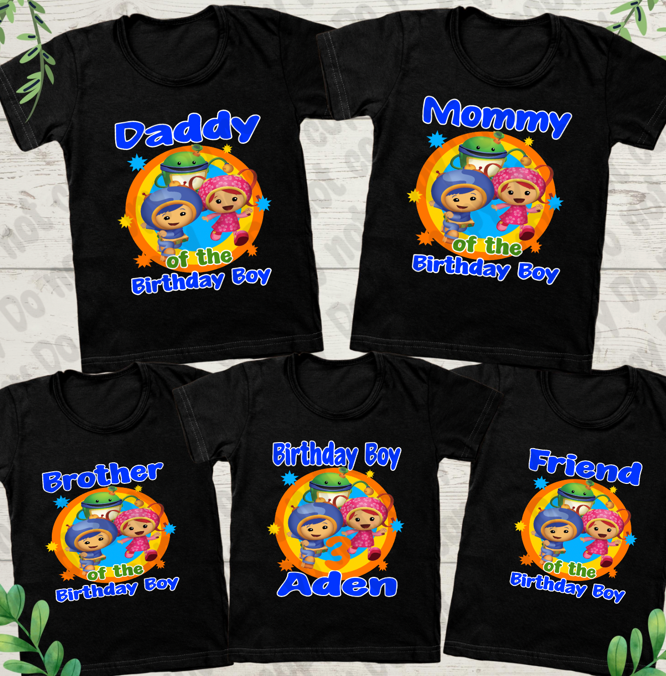 Team Umizoomi (Boy) Family Bundle PNG