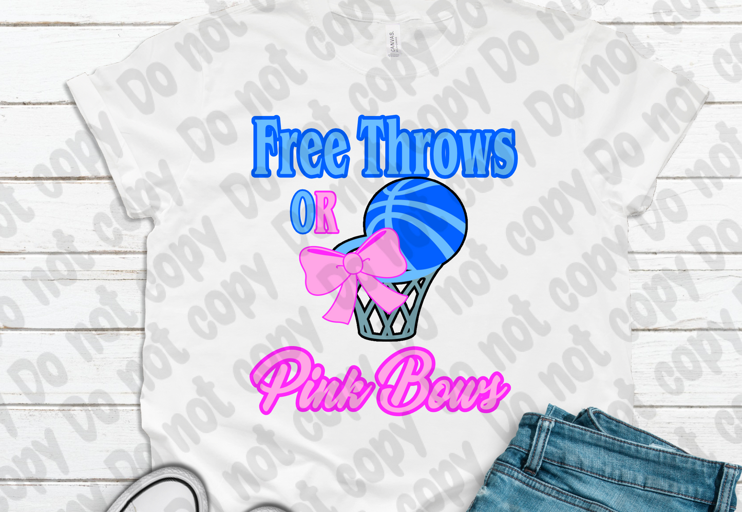 Free Throws of Pink Bows Shirt