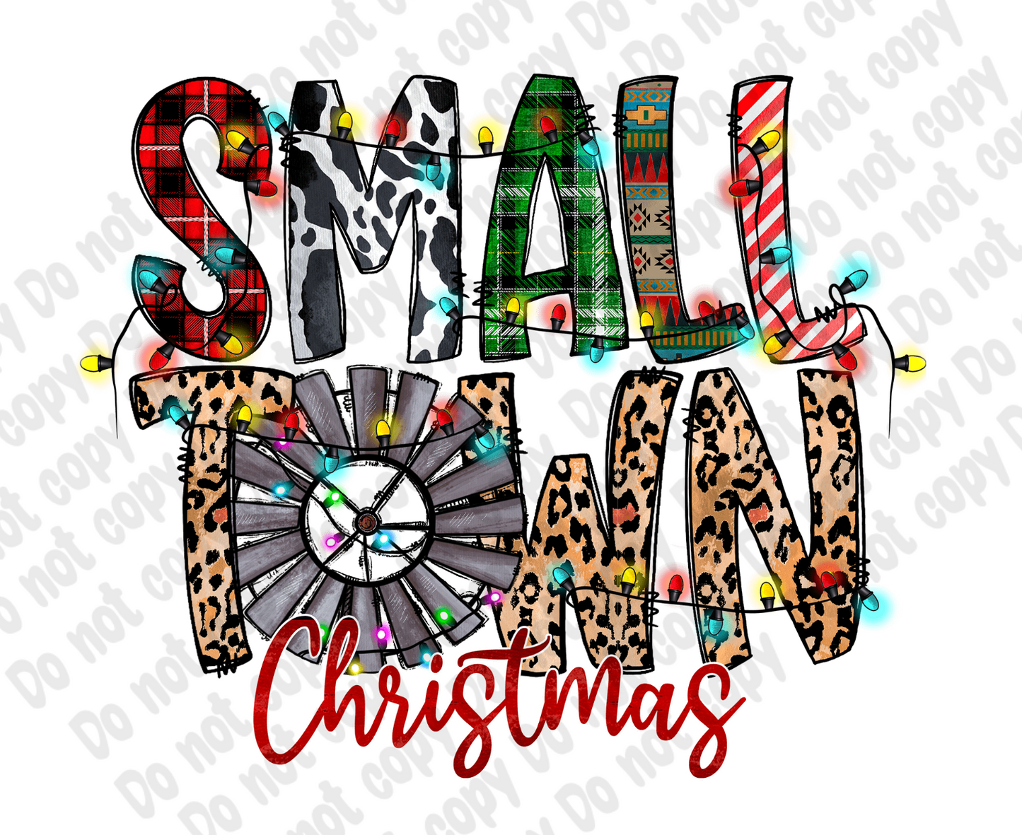 Small Town Christmas Transfer