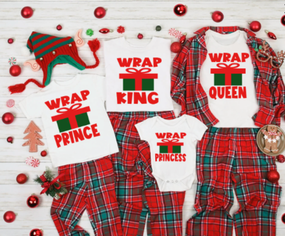 Wrap King, Queen, Prince, Princess Family Bundle SVG & PNG