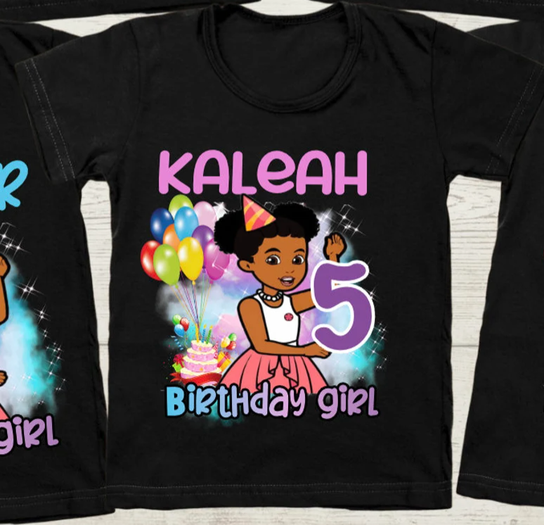 Gracie and Friends Theme Birthday Shirt