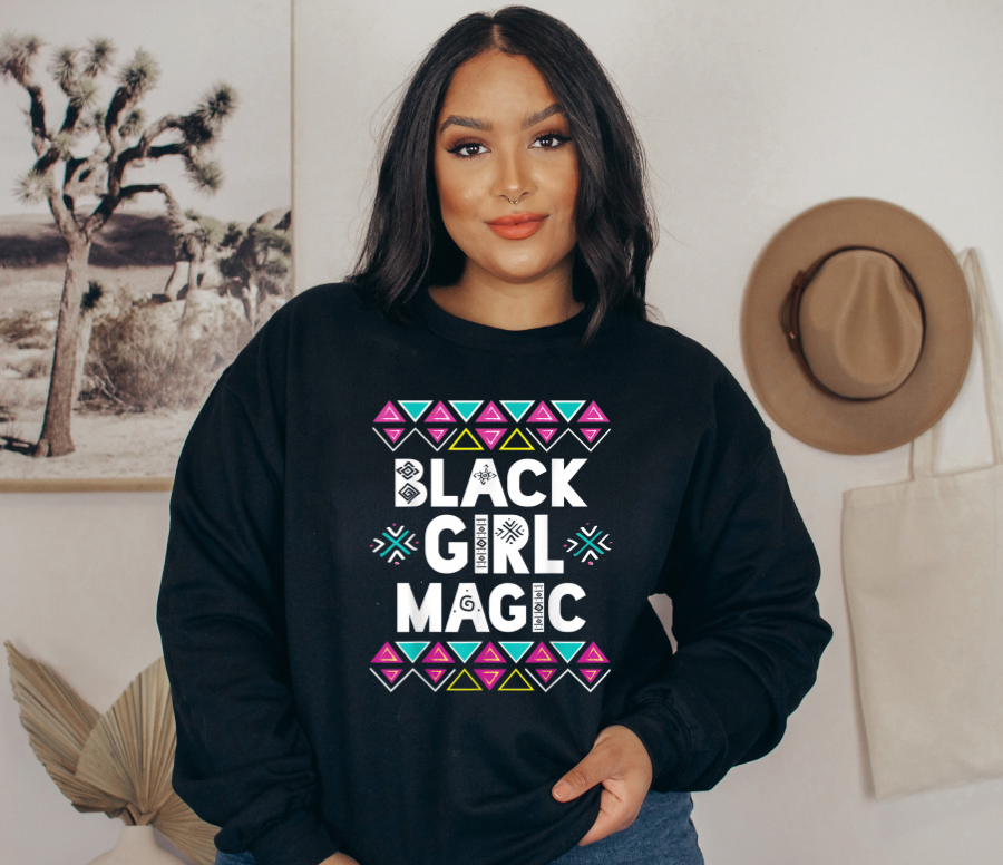 Black Girl Magic DTF Transfer