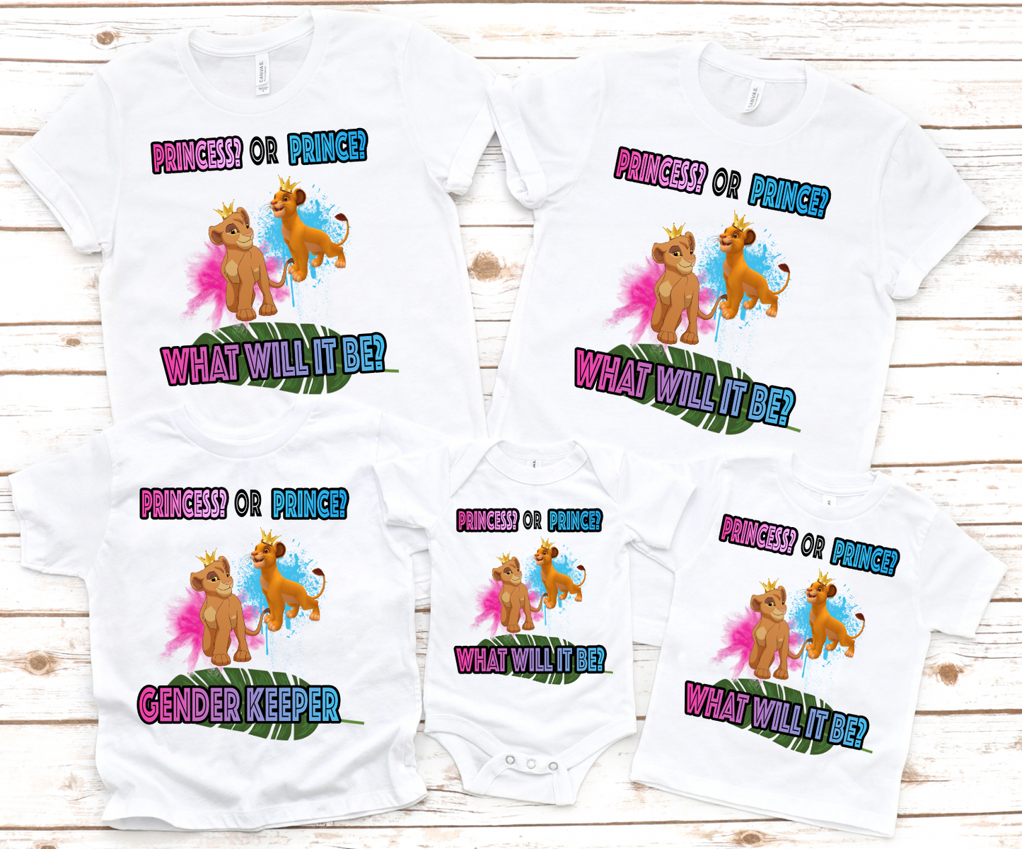Princess or Prince what will Baby Be, Gender Keeper File Bundle