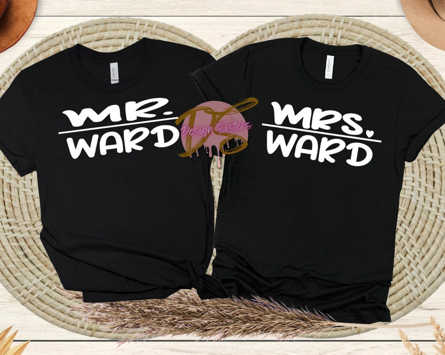 Mr. & MRs. PNG & SVG file Add your own last name