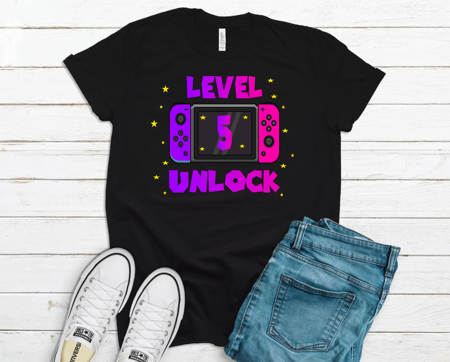 Pink Level Unlock Bundle PNG File