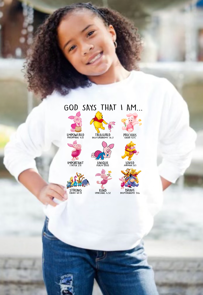 God says I am Piglet Transfer