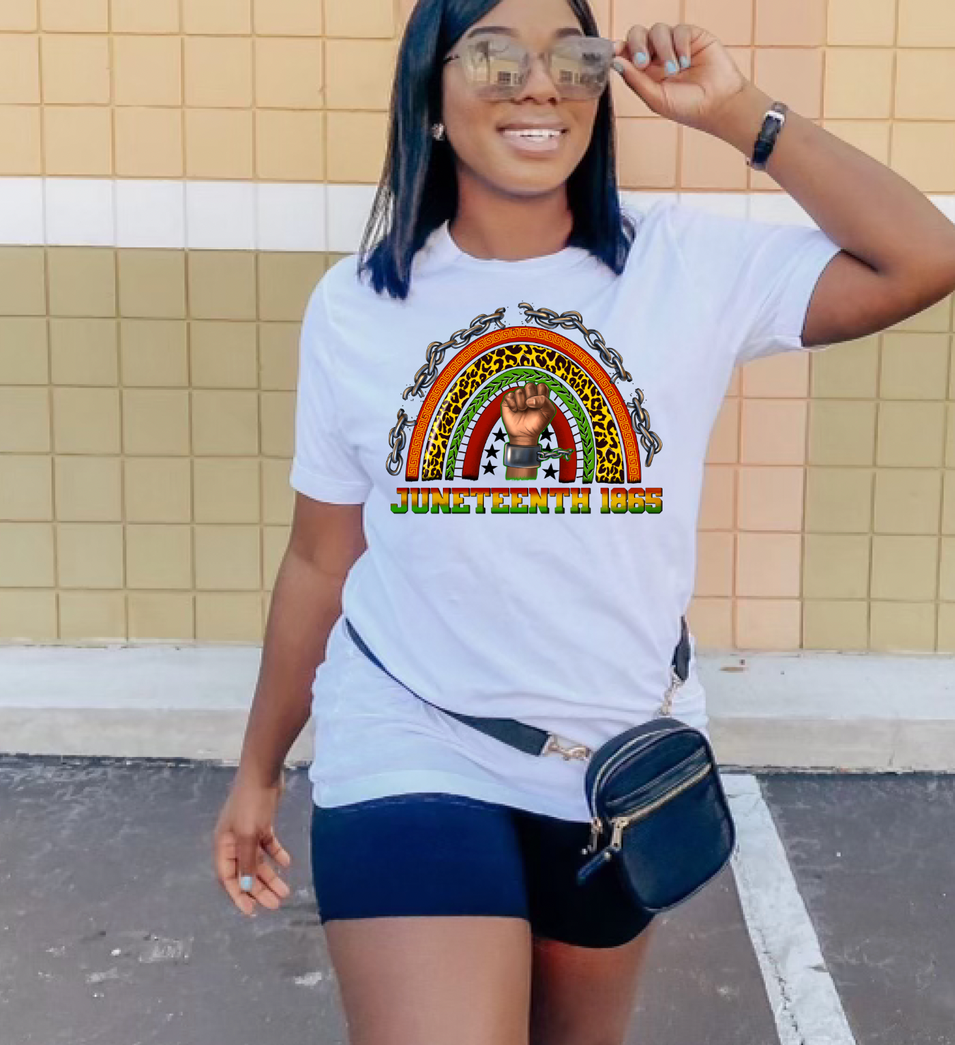 Juneteenth Rainbow 11 inch Transfer