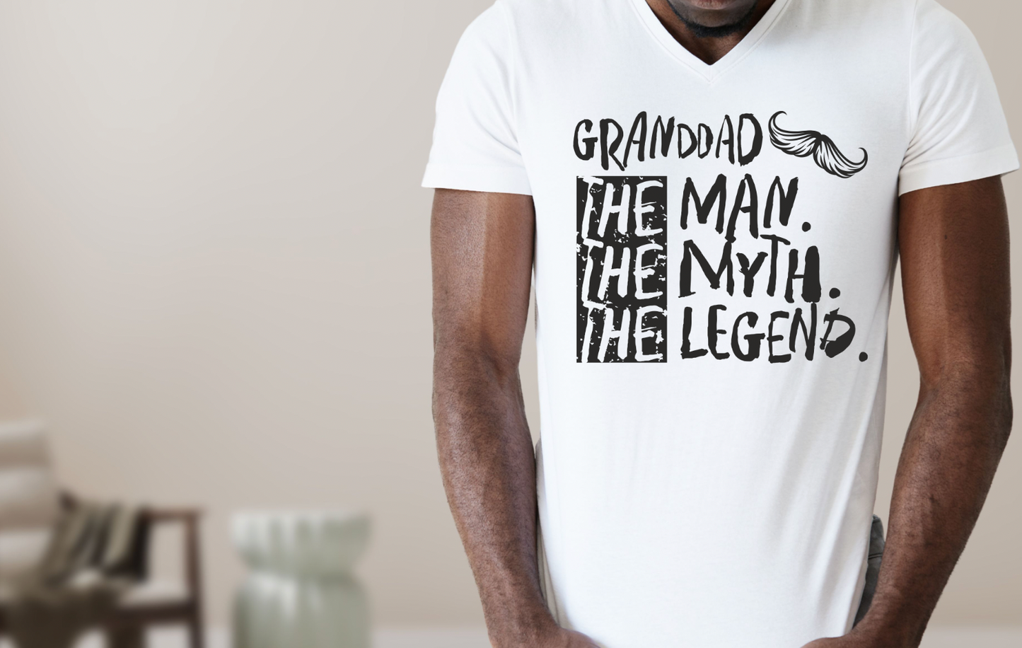 Granddad the Man, Myth,Legns DTF Transfer