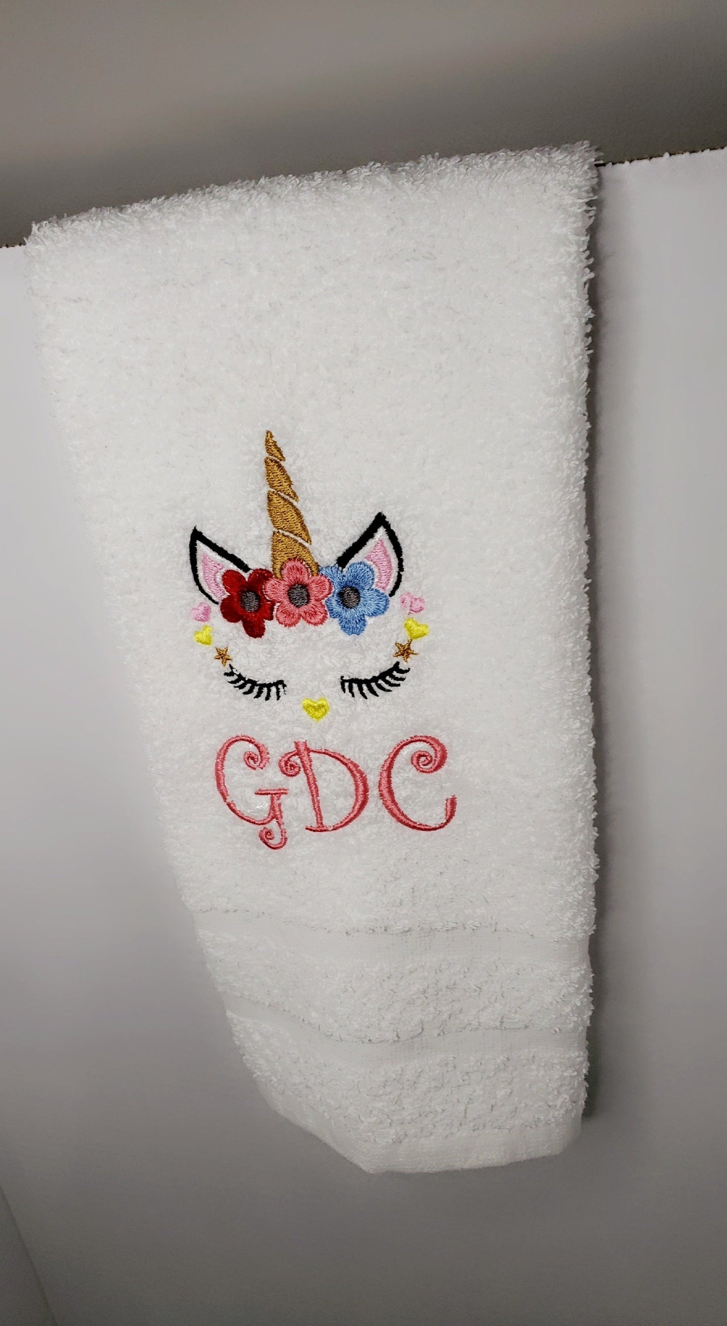 Unicorn Monogram Towel