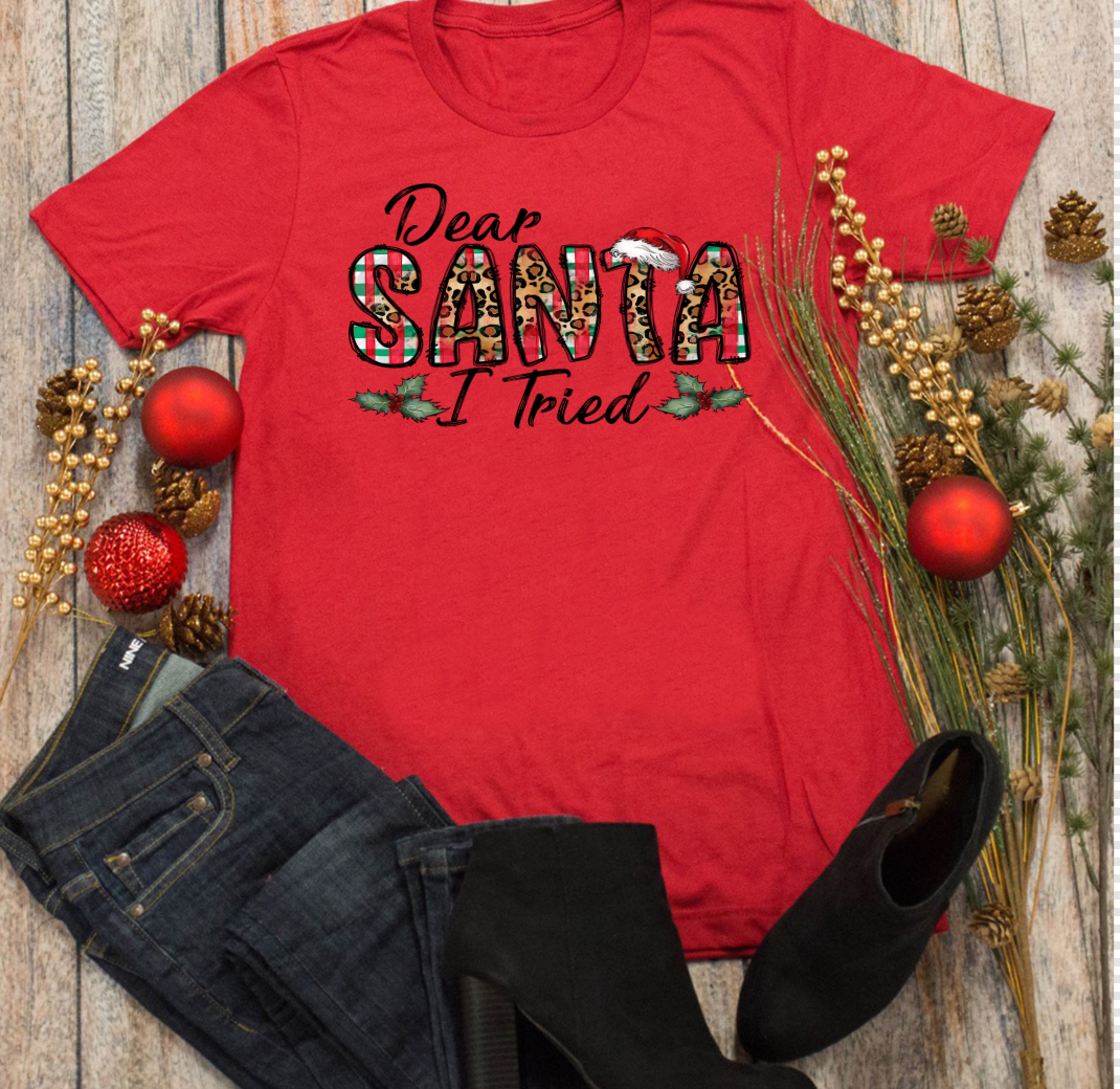 Dear Santa I tired Transfer