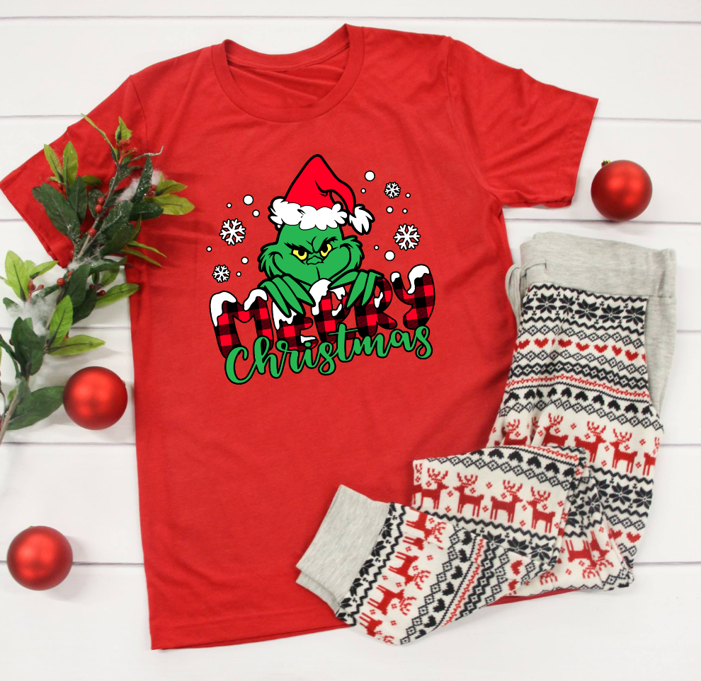 Merry Christmas with Grinch Transfer
