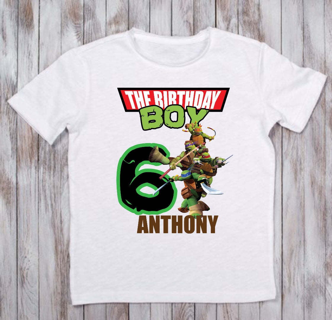 Ninja Turtle birthday Transfer (Please Read Description)