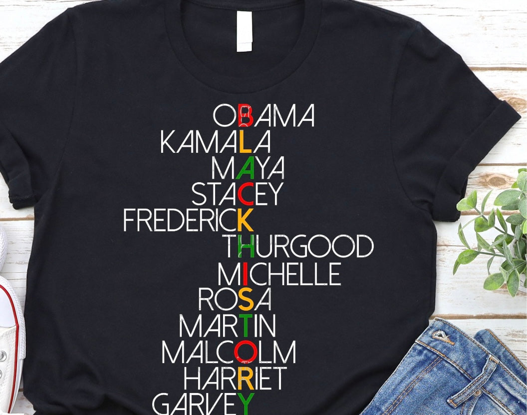 Black History Hero’s Shirt