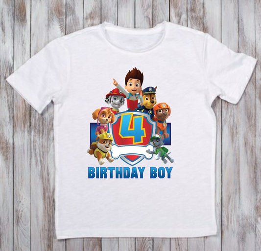 Paw Patrol birthday Transfer (Please Read Description)