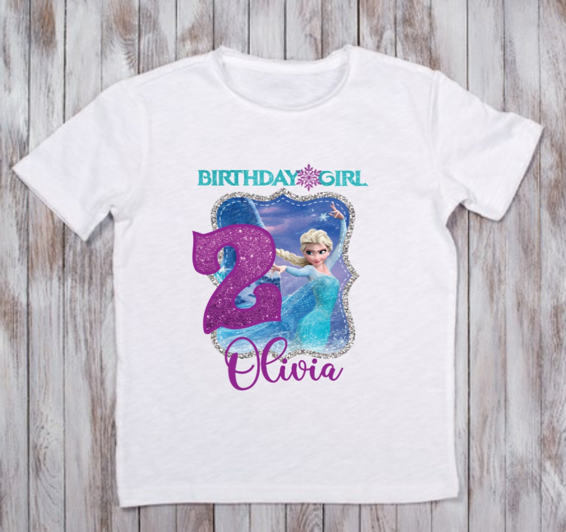 Frozen birthday Transfer (Please Read Description)