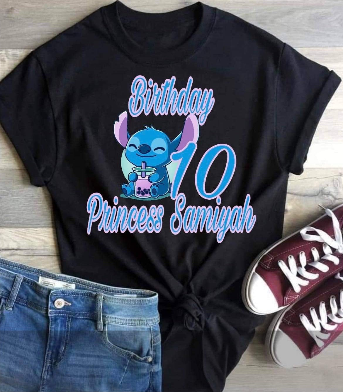 Stitch Birthday shirt – Design Sisters and Blanks
