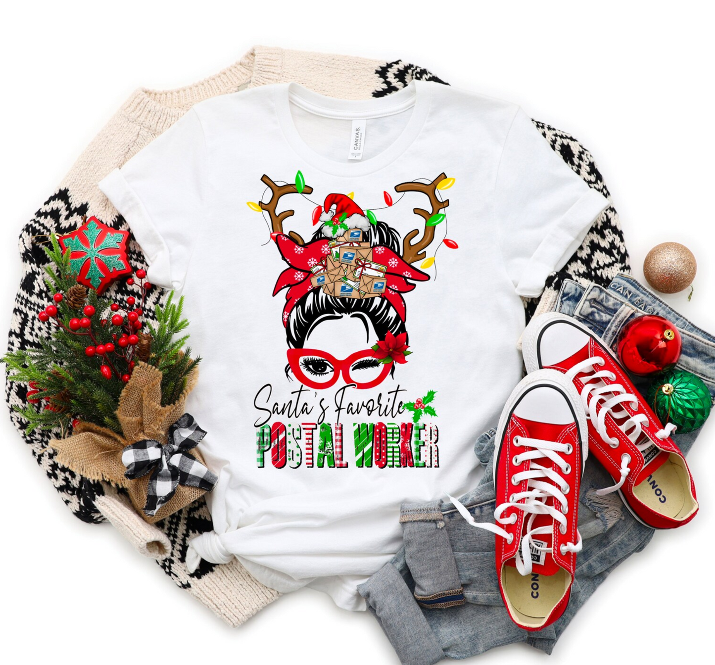 Santa's Favorite Postal Worker Transfer